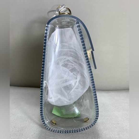 Cleared For Fun Clear and Gold Vinyl Crossbody Bag - Picture 5 of 13